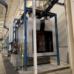 W178: 6-Stage Koch Stainless Steel Pretreatment Washer Design: 7’-0” w x 7’-0” h Opening, 5 FPM