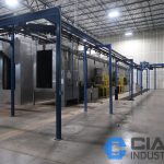 P-281: 2023 3-Stage AIS / Nordson Powder Coating System  Design: 4’-0” W x 7’-8” H Opening, 15 FPM